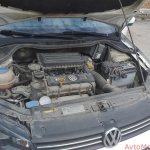 Open hood of VW Polo 5