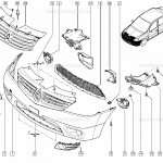 Передний бампер (каталог запчастей Renault Logan)